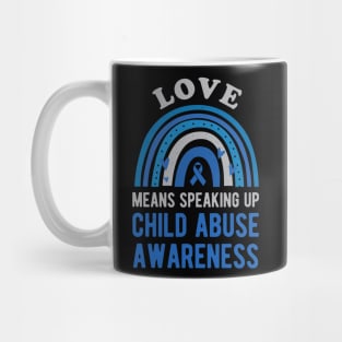 Child Abuse Awareness Prevention Month Mug